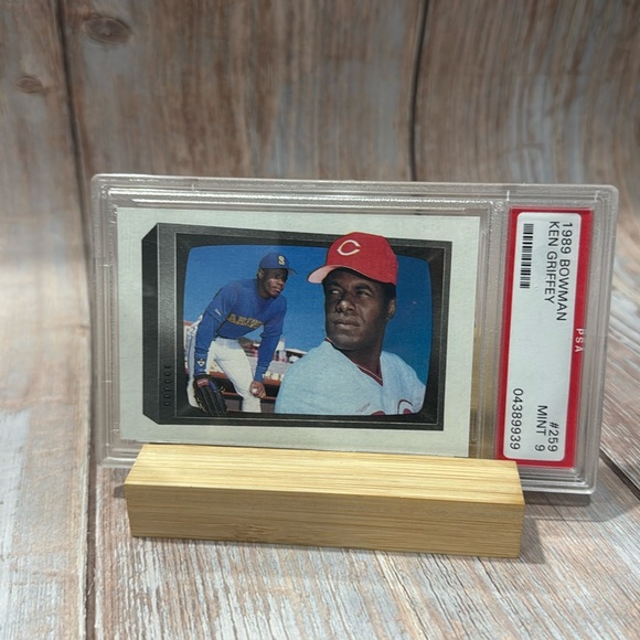 1989 Bowman Ken Griffey #259 PSA Mint 9 Baseball Card Item #ME531 - Picture 1 of 3